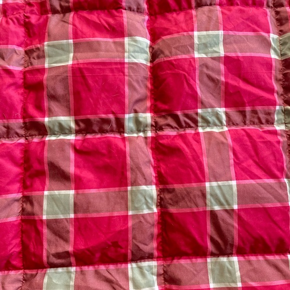 Bedding Red Green Soft Down Lap Blanket Poshmark
